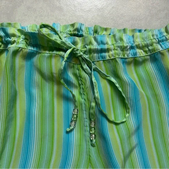 Victoria’s Secret striped silk pants - Picture 2 of 7